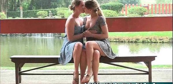  Nicole and Veronica II blonde babes fingers pussy kissing